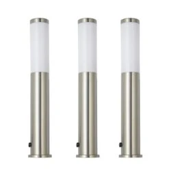 GAMMA Tuinverlichtingsset Toronto Nikkel 3 Stuks