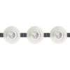 GAMMA LED Integrated Inbouwspots Set Van 3x 5W Richtbaar Wit Ø 85mm -Gamma 123 1248