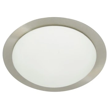 GAMMA Plafonnière Phoenix Wit/staal 21,5 Cm 3 GAMMA Plafonnière Phoenix Wit/staal 21,5 Cm