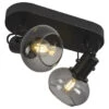 GAMMA Opbouwspots Este 2-lichts Zwart-glas -Gamma 123 1366