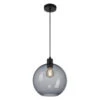 GAMMA Hanglamp Bram Zwart Rookglas -Gamma 123 1383