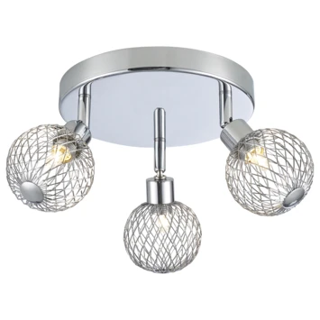 GAMMA Opbouwspots Palermo 3-lichts Chroom 3 GAMMA Opbouwspots Palermo 3-lichts Chroom