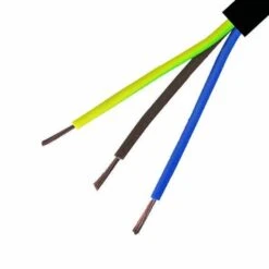 GAMMA Huishoudsnoer Rond Zwart 3 X 0,75 Mm² 20 Meter