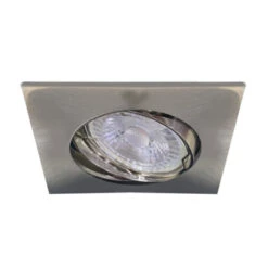 GAMMA Inbouwspots Set Van 3 Richtbaar Staal Vierkant Ø 84mm 4 GAMMA Inbouwspots Set Van 3 Richtbaar Staal Vierkant Ø 84mm -Gamma 123 1551