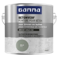 GAMMA Betonverf Zijdemat Grijs 2,5 Liter