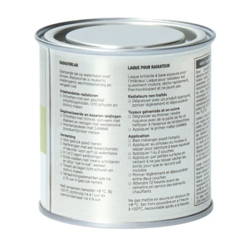 GAMMA Radiatorlak Hoogglans Wit 250ml 4 GAMMA Radiatorlak Hoogglans Wit 250ml - Afbeelding 2