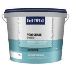 GAMMA Voorstrijk Structuur En Sierpleister Wit 5 Liter