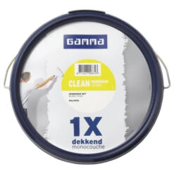 GAMMA Muurverf 1x Dekkend Clean RAL 9010 Gebroken Wit 2,5 Liter 11 GAMMA Muurverf 1x Dekkend Clean RAL 9010 Gebroken Wit 2,5 Liter -Gamma 123 1608
