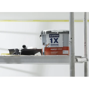 GAMMA Muur- En Plafondverf 1x Dekkend Perfect Streeploos Wit 10 Liter 4 GAMMA Muur- En Plafondverf 1x Dekkend Perfect Streeploos Wit 10 Liter - Afbeelding 2