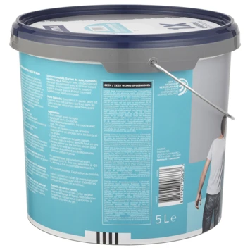 GAMMA Muurverf 1x Dekkend Badkamer & Keuken Wit 5 Liter 6 GAMMA Muurverf 1x Dekkend Badkamer & Keuken Wit 5 Liter - Afbeelding 4