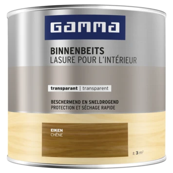 GAMMA Binnenbeits Transparant 250 Ml Eiken 3 GAMMA Binnenbeits Transparant 250 Ml Eiken