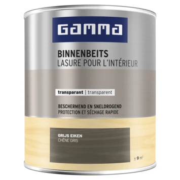 GAMMA Binnenbeits Transparant 750 Ml Grijs Eiken 3 GAMMA Binnenbeits Transparant 750 Ml Grijs Eiken
