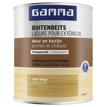 GAMMA Buitenbeits Deur & Kozijn Transparant Licht Eiken 750 Ml 3 GAMMA Buitenbeits Deur & Kozijn Transparant Licht Eiken 750 Ml