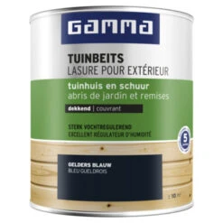 GAMMA Tuinbeits Tuinhuis & Schuur Dekkend Gelders Blauw 750 Ml