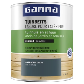 GAMMA Tuinbeits Tuinhuis & Schuur Dekkend RAL 7016 Antraciet Grijs 750 Ml 3 GAMMA Tuinbeits Tuinhuis & Schuur Dekkend RAL 7016 Antraciet Grijs 750 Ml
