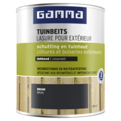 GAMMA Tuinbeits Schutting & Tuinhout Dekkend Bruin 750 Ml