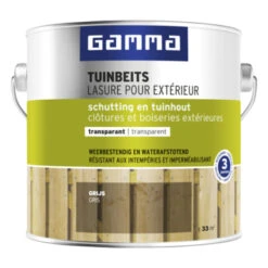 GAMMA Tuinbeits Schutting & Tuinhout Transparant Grijs 2,5 Liter