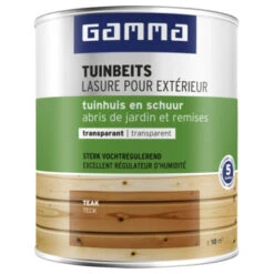 GAMMA Tuinbeits Tuinhuis & Schuur Transparant Teak 750 Ml