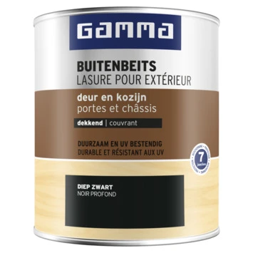 GAMMA Buitenbeits Deur & Kozijn Dekkend RAL 9005 Diep Zwart 750 Ml 3 GAMMA Buitenbeits Deur & Kozijn Dekkend RAL 9005 Diep Zwart 750 Ml