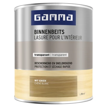 GAMMA Binnenbeits Transparant 750 Ml Wit Eiken 3 GAMMA Binnenbeits Transparant 750 Ml Wit Eiken