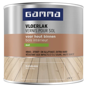GAMMA Vloerlak Mat 250 Ml Kleurloos 3 GAMMA Vloerlak Mat 250 Ml Kleurloos