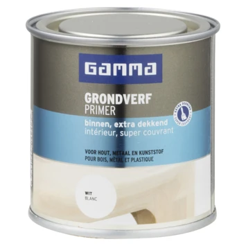 GAMMA Grondverf Binnen Extra Dekkend 250 Ml Wit 3 GAMMA Grondverf Binnen Extra Dekkend 250 Ml Wit