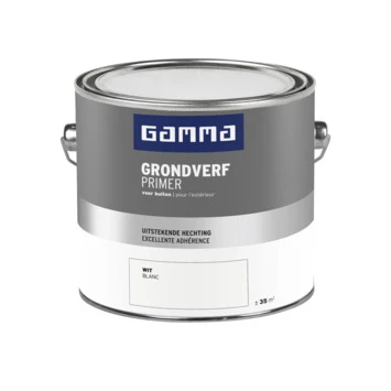 GAMMA Buitenlak Grondverf 2,5 L Wit 4 GAMMA Buitenlak Grondverf 2,5 L Wit - Afbeelding 2