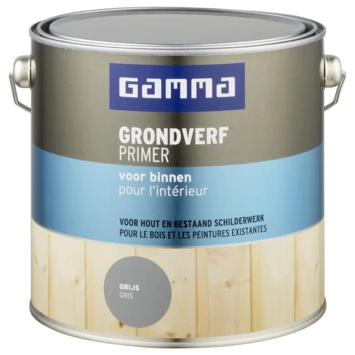 GAMMA Grondverf Voor Binnen 2,5 L Grijs 3 GAMMA Grondverf Voor Binnen 2,5 L Grijs
