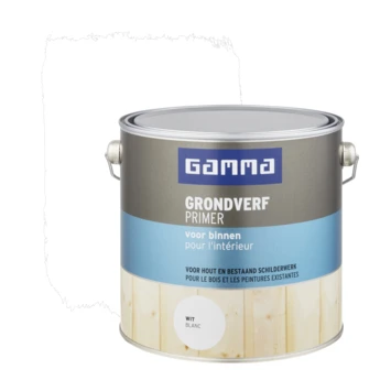 GAMMA Grondverf Binnen Wit 2,5 Liter 3 GAMMA Grondverf Binnen Wit 2,5 Liter
