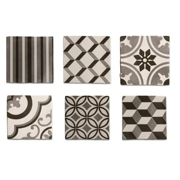 GAMMA Wandtegels Amadora Zwart & Wit 13x13 Cm 0,5 M² 2 GAMMA Wandtegels Amadora Zwart & Wit 13x13 Cm 0,5 M²