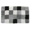 GAMMA Badmat Blok Zwart Met Grijs 60x90 Cm 2 GAMMA Badmat Blok Zwart Met Grijs 60x90 Cm -Gamma 123 2085