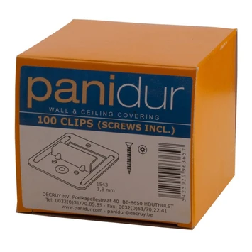 GAMMA Quality Line Clips 1,8 Mm Incl. Schroef 100 Stuks 4 GAMMA Quality Line Clips 1,8 Mm Incl. Schroef 100 Stuks - Afbeelding 2