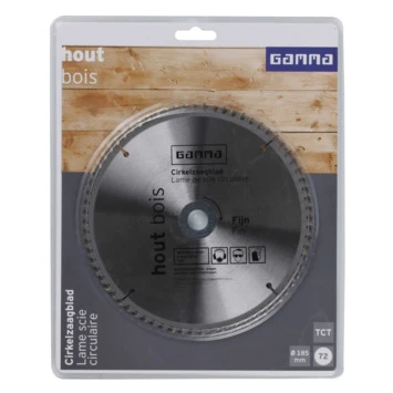 GAMMA Cirkelzaagblad 72t 185x16mm 3 GAMMA Cirkelzaagblad 72t 185x16mm