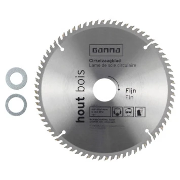 GAMMA Cirkelzaagblad 72t 185x16mm 4 GAMMA Cirkelzaagblad 72t 185x16mm - Afbeelding 2