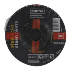 GAMMA Doorslijpschijf 115mm Steen / Staal 10-dlg -Gamma 123 425