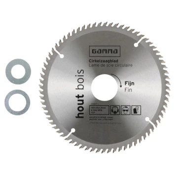 GAMMA Cirkelzaagblad 72t 150x16mm 4 GAMMA Cirkelzaagblad 72t 150x16mm - Afbeelding 2