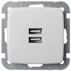 GAMMA K2 Stopcontact Met USB Wit