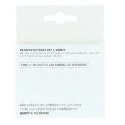 GAMMA Denali Stopcontact UTP Mat Zwart 11 GAMMA Denali Stopcontact UTP Mat Zwart -Gamma 123 678
