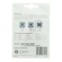 GAMMA Everest Inbouwdimmer Gloei/Halogeenlampen 7 GAMMA Everest Inbouwdimmer Gloei/Halogeenlampen -Gamma 123 685