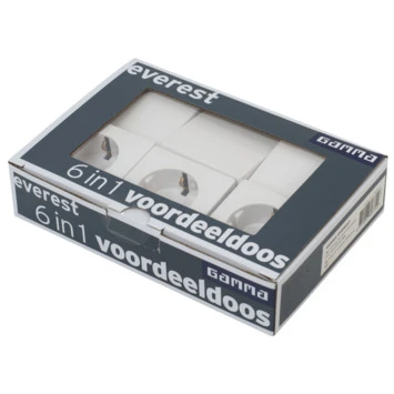 GAMMA Everest Voordeelpack 3x Stopcontact En 3x Schakelaar Wit 5 GAMMA Everest Voordeelpack 3x Stopcontact En 3x Schakelaar Wit - Afbeelding 3