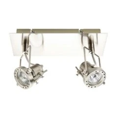 GAMMA Spotplaat Futura Staal 2-lichts