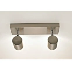 GAMMA Opbouwspot Genua 2-lichts Nikkel -Gamma 123 872