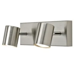 GAMMA Opbouwspot Genua 2-lichts Nikkel -Gamma 123 873