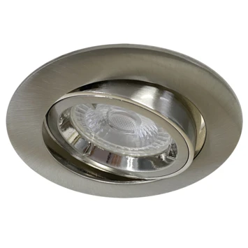 GAMMA Inbouwspots Set Van 3 Richtbaar Staal Ø 93mm 4 GAMMA Inbouwspots Set Van 3 Richtbaar Staal Ø 93mm - Afbeelding 2