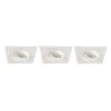 GAMMA Inbouwspot Set Van 3 Richtbaar Wit Vierkant 92mm X 92mm 1 GAMMA Inbouwspot Set Van 3 Richtbaar Wit Vierkant 92mm X 92mm -Gamma 123 912