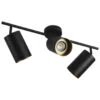 GAMMA Opbouwspots Genova 3-lichts Zwart -Gamma 123 966