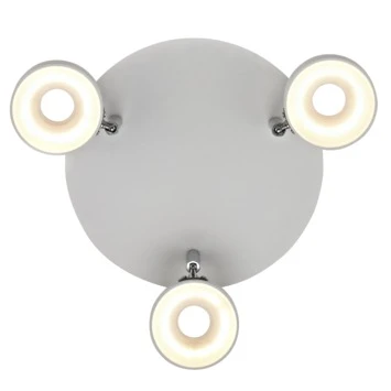 GAMMA Opbouwspot Salerno 3-lichts Wit 4 GAMMA Opbouwspot Salerno 3-lichts Wit - Afbeelding 2